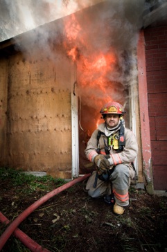 Pompier volontaire de Cantley par Mathieu Girard