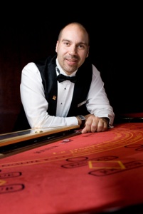 Portrait d'un croupier du Casino Lac Leamy